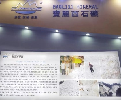 容縣寶麗西：攜“純鉀長石、膨潤土”等新品亮相工業(yè)展