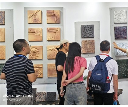 第42屆佛山陶博會期間，陳工陶純手工陶藝磚新品驚艷亮相