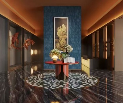 薩米特·靈感丨輕奢會(huì)所相遇瓷磚藝術(shù)，構(gòu)筑非凡空間意境！