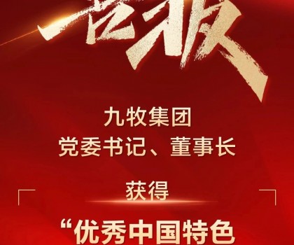 全國表彰！九牧集團黨委書記、董事長獲得“優(yōu)秀中國特色社會主義事業(yè)建設(shè)者”稱號