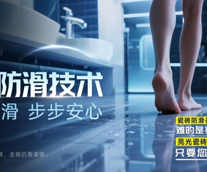 全新黑科技｜歐神諾鏡面防滑技術(shù)，讓您的家更安全！